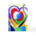 Digital color Hearts - Customize cards