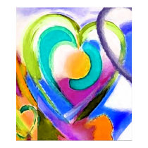 Digital colors Heart posters by myhome71 Digital colors Heart posters