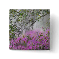 Digital Composite of Azaleas and magnolia tree Buttons