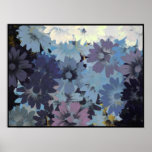 Digital Daisy Painting Poster