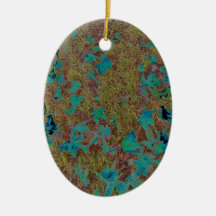Digital Fall Christmas Ornament