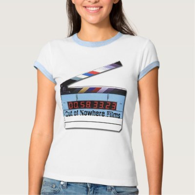 digital_film_slate, Out of Nowhere Films Tee Shirts by trosemore