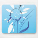 Digital Flower Mousepad by relplus Digital Flower Mousepad