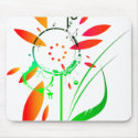 Digital Flower Mousepad by relplus Digital Flower Mousepad