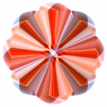 digital flower photo sculptures