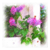 Digital Flower Print