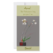 Digital Flowers 1001 Photo Greeting Card