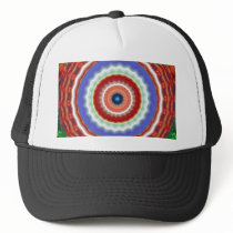 Digital Fractal Abstract hats by deleas Digital Fractal Abstract hats
