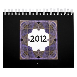 Digital Fractal Art Frames Calendar calendar