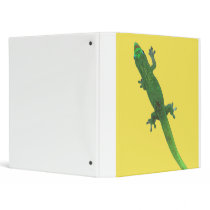 Digital Gecko on Yellow Binder