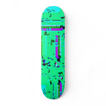 Digital Green De-Frag skateboards