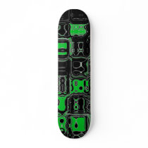 Digital Green Skate Board