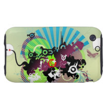 Digital illustration graphic  - iPhone 3 tough cover