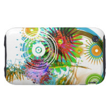 Digital illustration graphic - tough iPhone 3 case