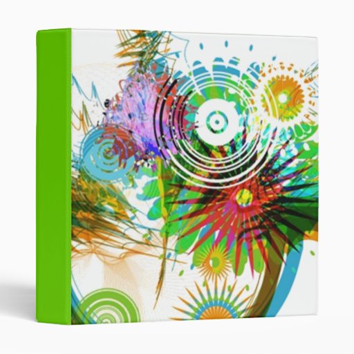 Digital illustration graphic - vinyl binder
