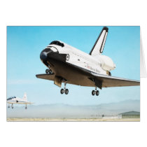 Digital illustration of Space Shuttle Card