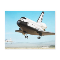 Digital illustration of Space Shuttle Postcard