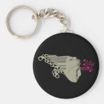 Digital Kore (maiden) black keychain