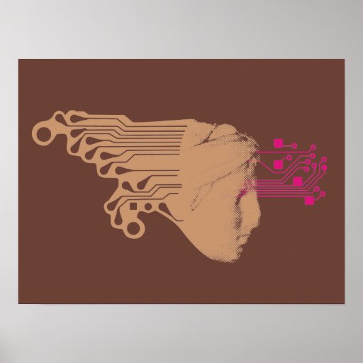Digital Kore (maiden) brown print