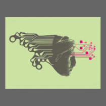 Digital Kore (Maiden) green print posters