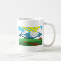 Digital Landscape mugs
