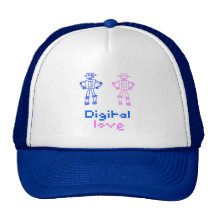 Digital love mesh hats