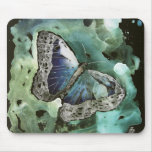 digital monarch butterfly painting mouse pad