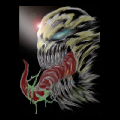 Digital Monster Art Print by waynetully