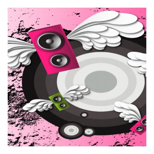 digital music bliss print
