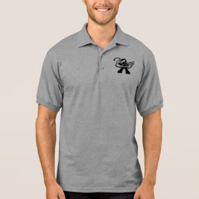 Digital Ninja Polo T-shirts