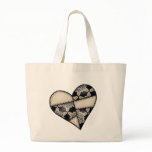 Digital Padded Patchwork - Heart-001 bags