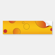 Digital Pop Art: Flag Colors of Spain Bumper Stickers