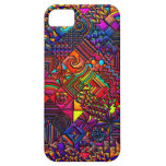 digital quilt modern retro iPhone 5 case