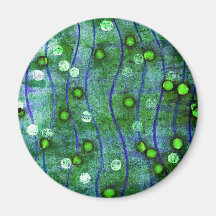 Digital Radial Colours Blur Glow Art Beautiful Des Refrigerator Magnet