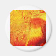 Digital Radial Colours Blur Glow Art Beautiful Des Fridge Magnets