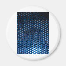 Digital Radial Colours Blur Glow Art Beautiful Des Refrigerator Magnet