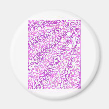 Digital Radial Colours Blur Glow Art Beautiful Des Fridge Magnets