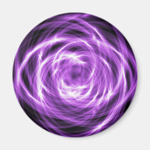 Digital Radial Colours Blur Glow Art Beautiful Des Magnet