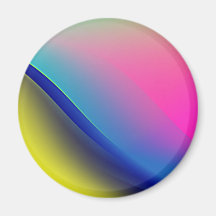 Digital Radial Colours Blur Glow Art Beautiful Des Magnets