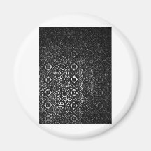 Digital Radial Colours Blur Glow Art Beautiful Des Fridge Magnet