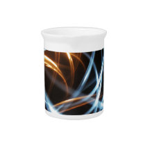 Digital Radial Colours Blur Glow Art Beautiful Des Pitchers
