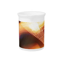 Digital Radial Colours Blur Glow Art Beautiful Des Pitcher