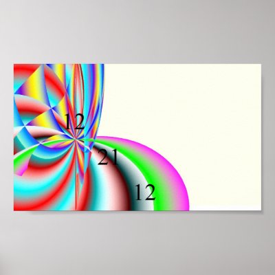 Digital Rainbow Poster