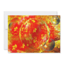 Digital Red Abstract Invitation