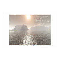Digital Religious Bible Art Sunrise Poster Christ posters
