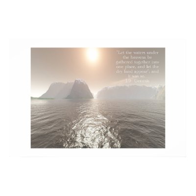 Digital Religious Bible Art Sunrise Poster Christ by tillasmax