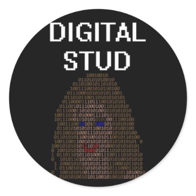 Digital Stud Sticker by Liepe1