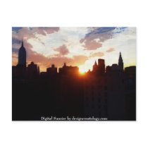 Digital Sunrise postcards by designcreatology Digital Sunrise postcards