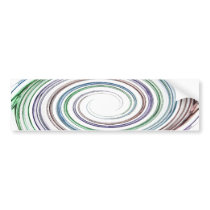 Digital Swirl Bumper Sticker bumper stickers