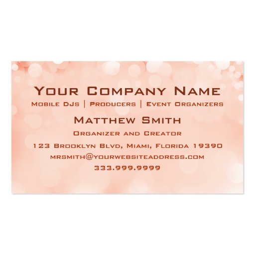 Digital Tale Blush Business Card (back side)
